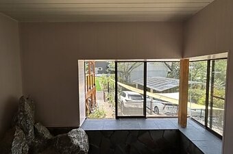 バスパネル施工　別荘　由布院